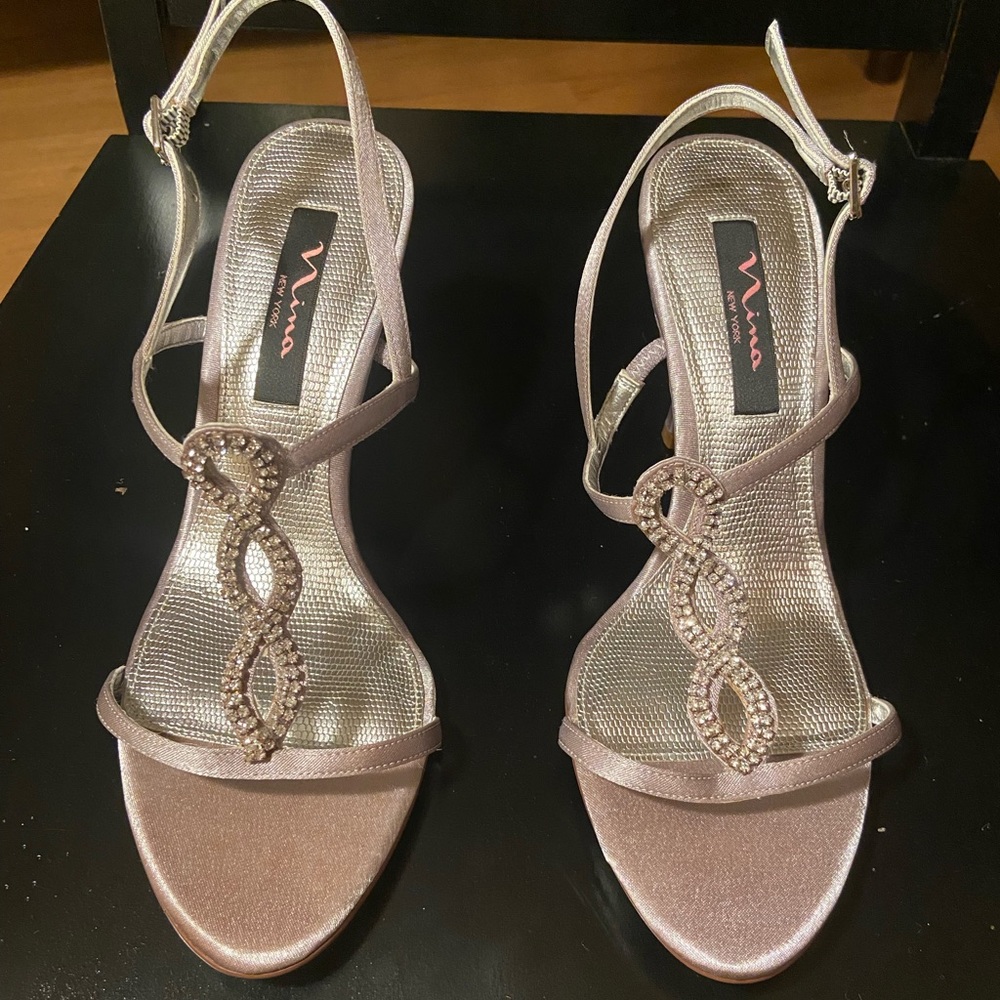 Nina Silver Heels